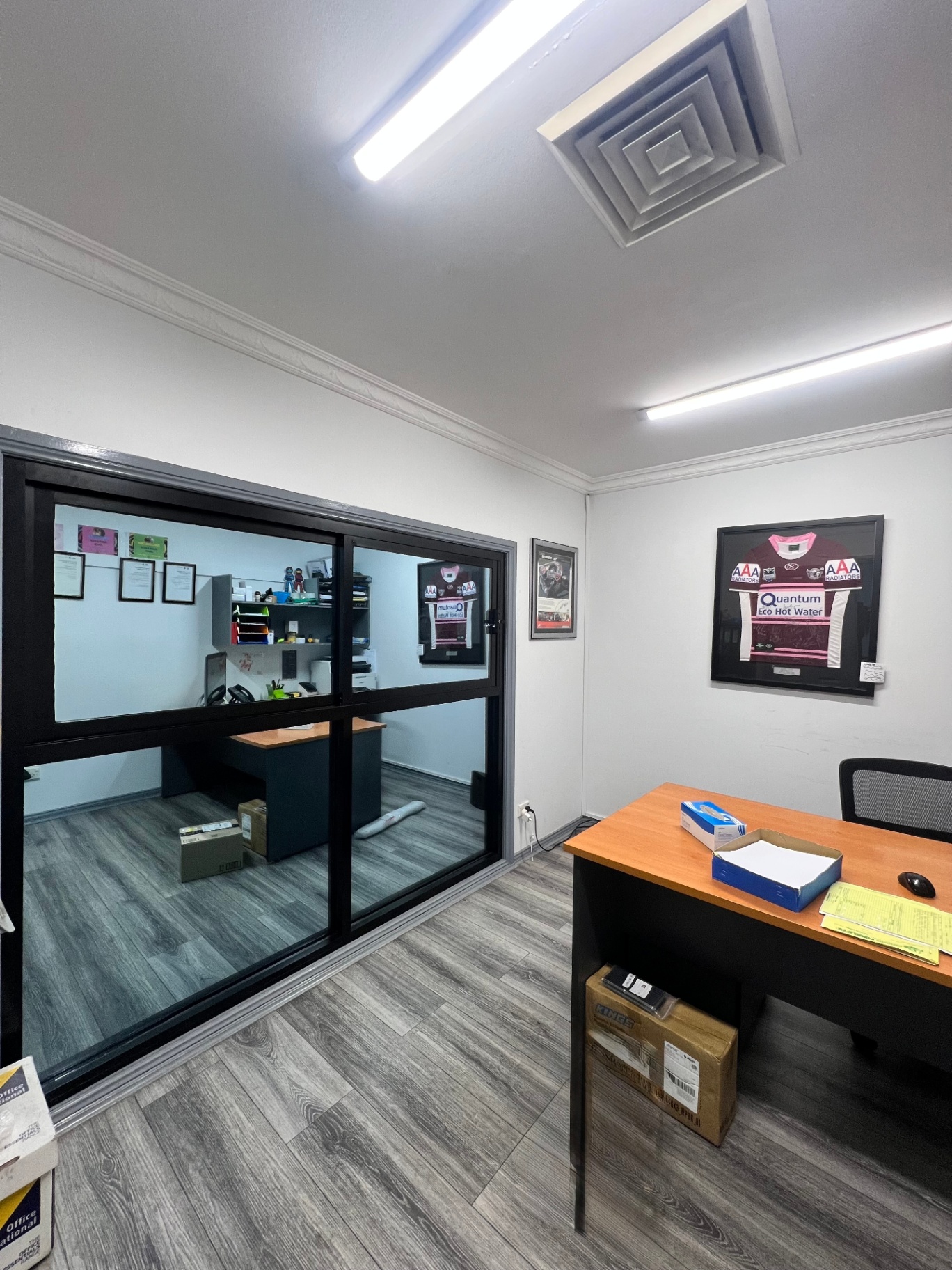 Aussie Forklifts — office fitout
