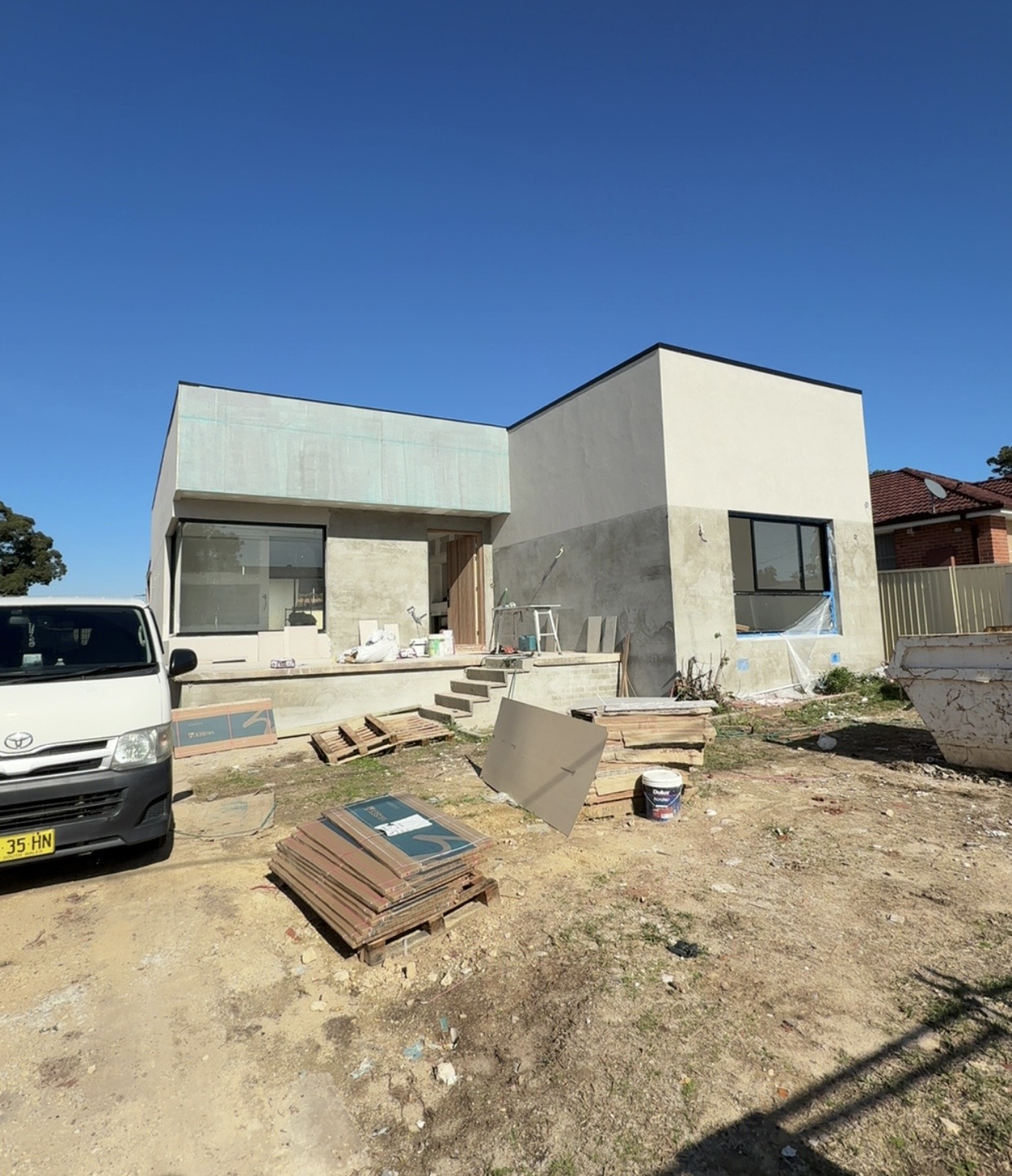 Residential aluminium window install by TK Aluminium